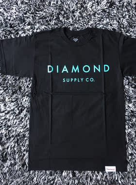 DIAMOND SUPPLY CO 薄荷绿 logo 经典字母 印花 短袖