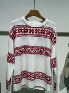 深圳原创品牌2025新款 百搭显瘦气质圆领百分百绵羊毛毛衣女 冬时尚