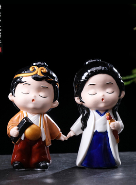 手工大话西游紫霞仙子人物摆件