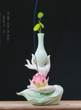 水培佛手摆件创意陶瓷