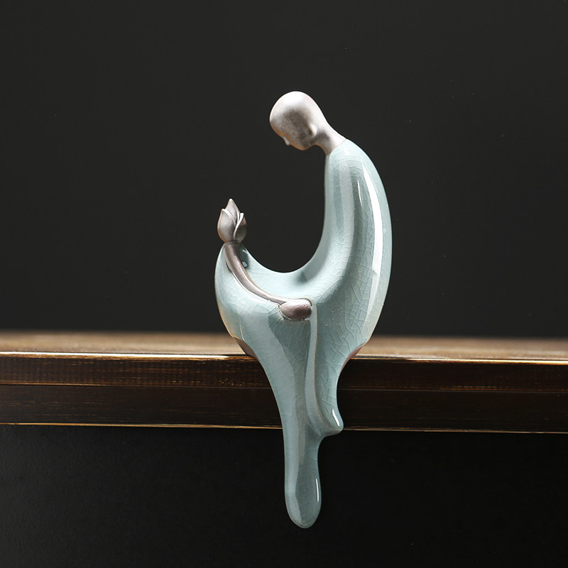 摆件陶瓷人物无相佛客厅书房