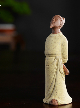 紫砂禅意客厅书房盆景手工制作