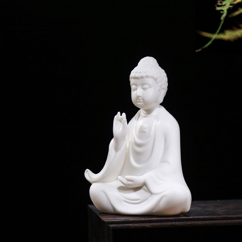 陶瓷西方三圣观音菩萨地藏王佛像