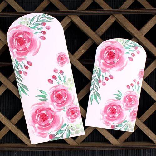 森系创意结婚花朵利是封