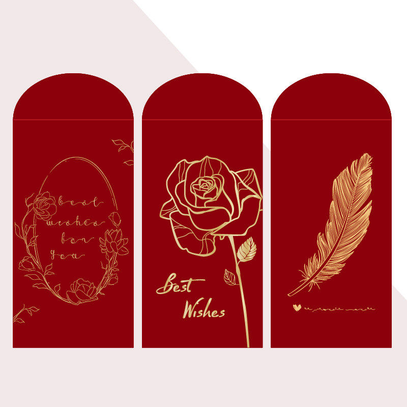 ins新品复古欧式唯美利是封 森系结婚订婚通用千元大号红包袋包邮