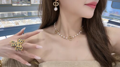 禾美珠宝 足金 999 镶嵌款项链