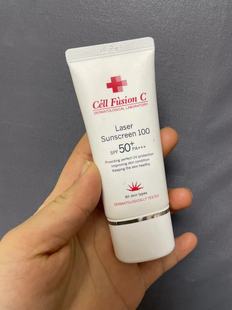 cellfusionc秀肤生防晒霜女面部防晒隔离防紫外线清爽