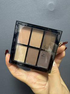 清仓英国MUAmakeup academy 6 shade palette 6色眼影盘珠光哑光