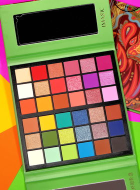 IMAGIC塔罗牌圣杯36色爆款彩色眼影盘玩妆蓝绿色儿童舞台妆化妆师