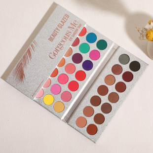 正品 glazed彩色眼影盘超大盘COS玩妆儿童舞台妆化妆师专用 beauty