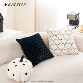 ins风现代简约轻奢抱枕套不含芯客厅沙发靠背垫波点南瓜装 饰抱枕