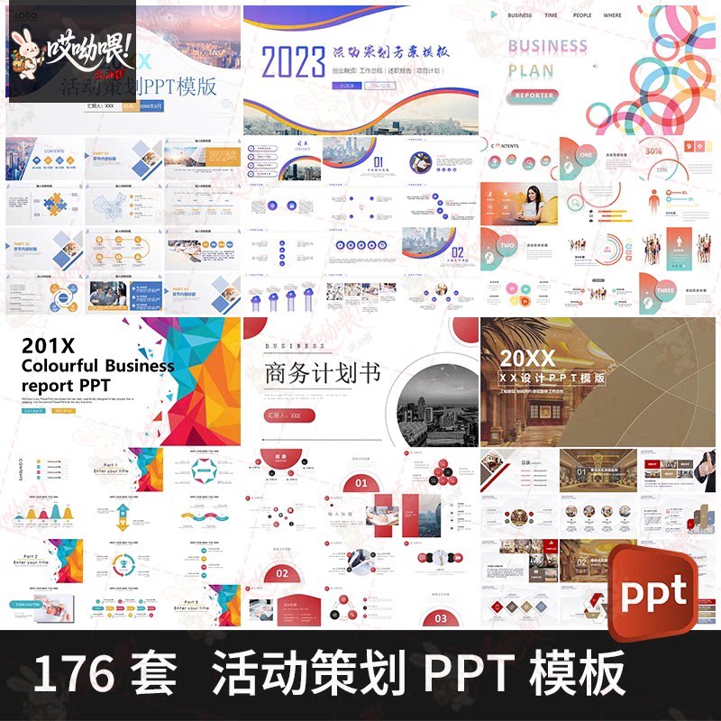 活动策划执行方案PPT模板 营销推广项目合作商业报告动态新款模板