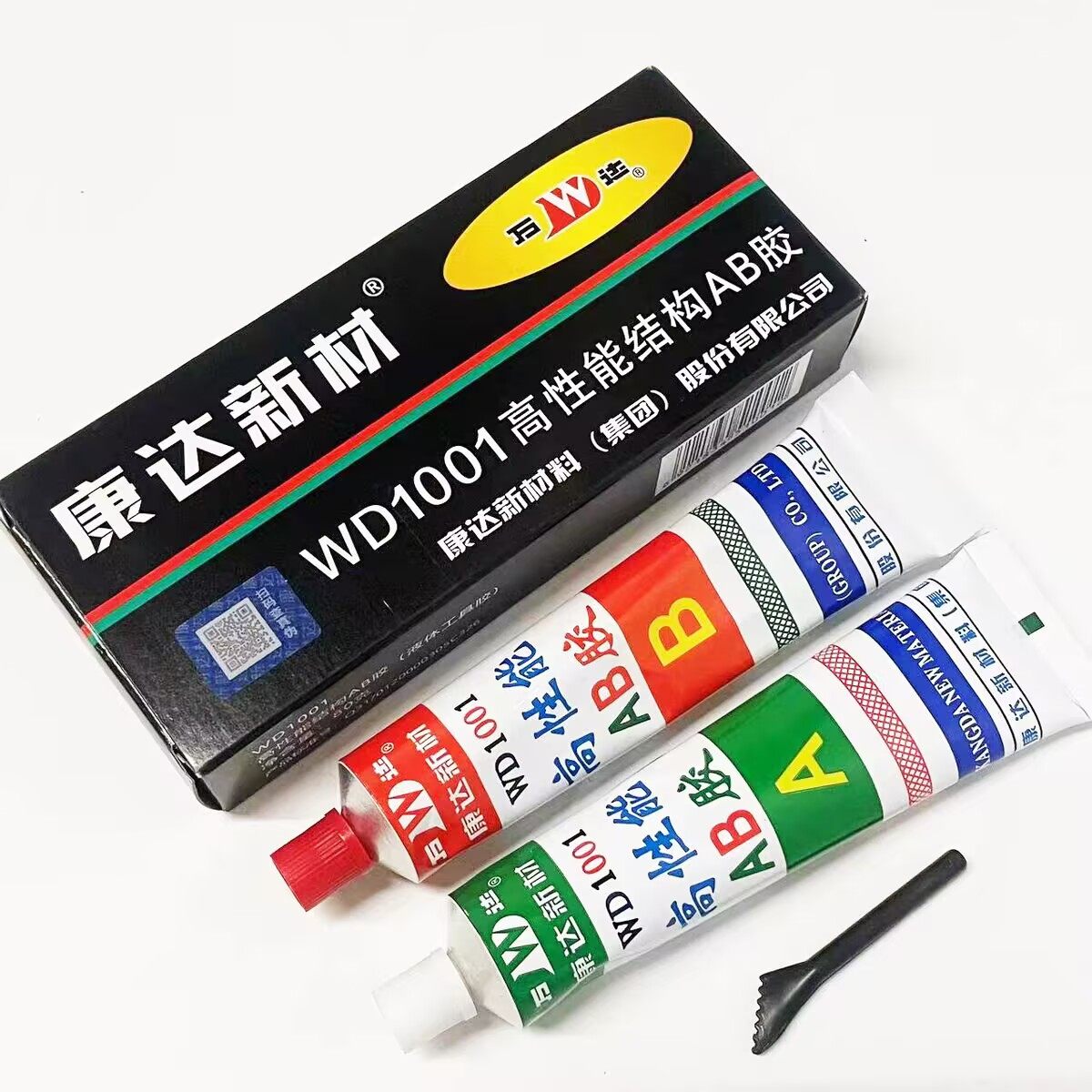 正品 上海康达AB胶万达AB胶康达新材高性能结构AB胶WD1001净重80g,文具电教/文化用品/商务用品,胶水,淘宝优惠券,粉丝福利购,淘宝优惠卷