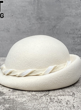 香港I.Tgreg日系休闲羊毛呢贝雷帽女秋冬画家帽百搭英伦短檐礼帽