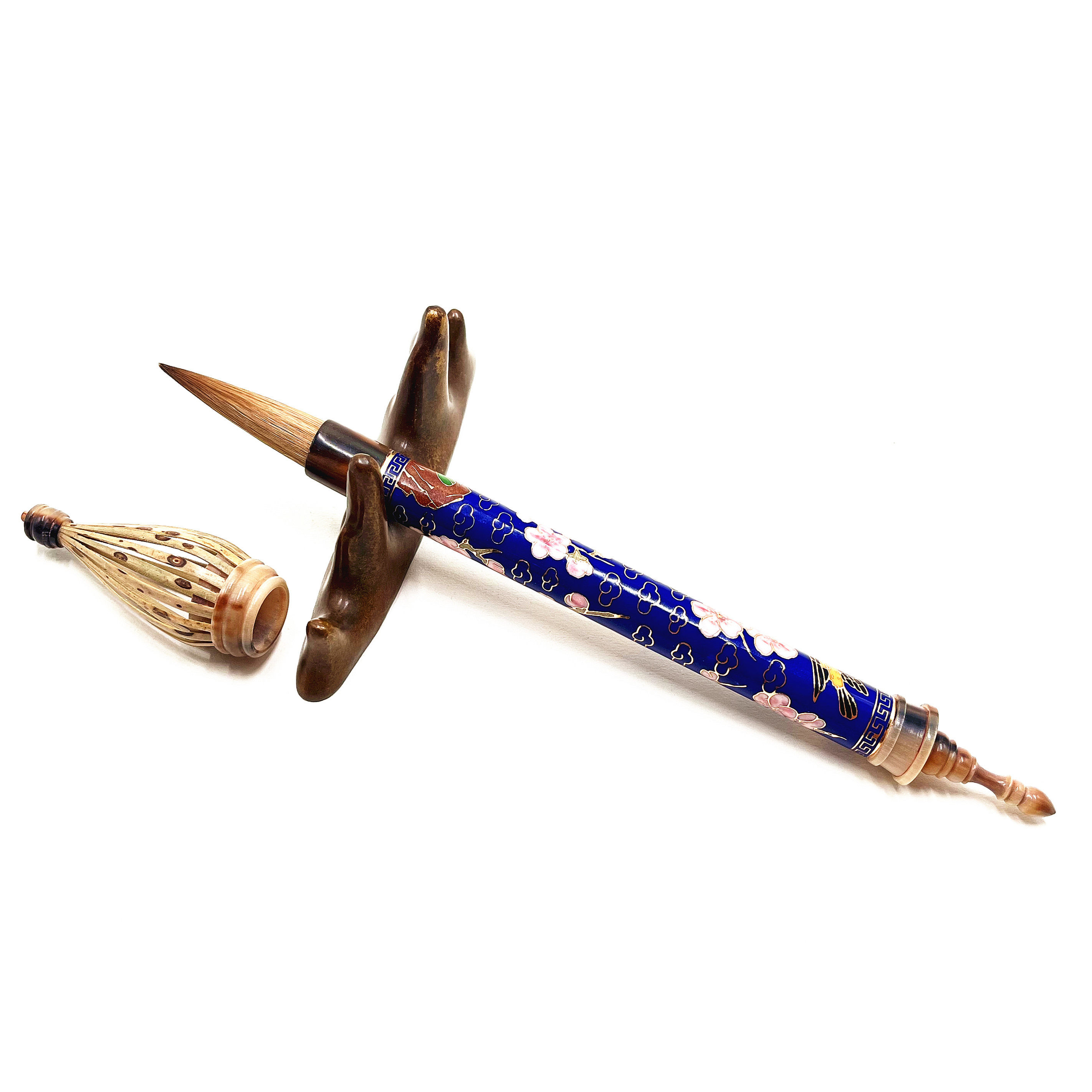 景泰蓝高端系毛笔纯狼毫大楷