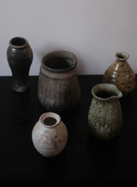 「97 Crafts」日本陶艺作家 竹下孝哉 益子烧 桌面花器壁挂花器