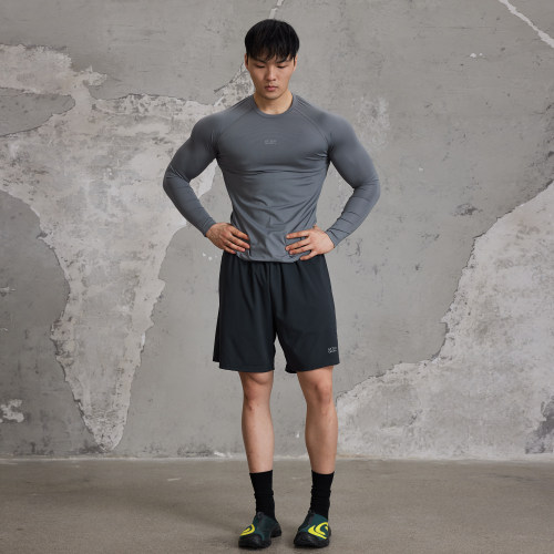 AFTERGLOW长袖弹力速干透气T恤