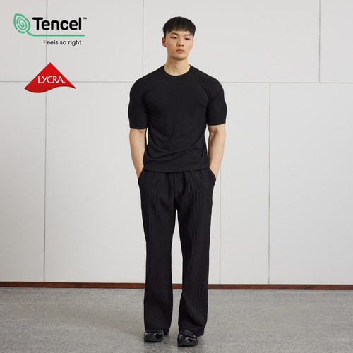 AFTERGLOW美利奴棉羊毛修身夏季短袖 莱卡LYCRA面料健身显身材TEE