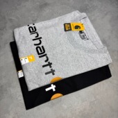 弹跳潮人 T恤 风短袖 Carhartt卡哈特K195经典 字母LOGO基础打底工装