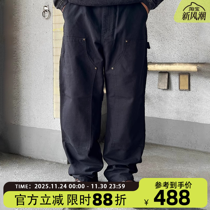 卡哈特主线B136双膝水洗工装长裤