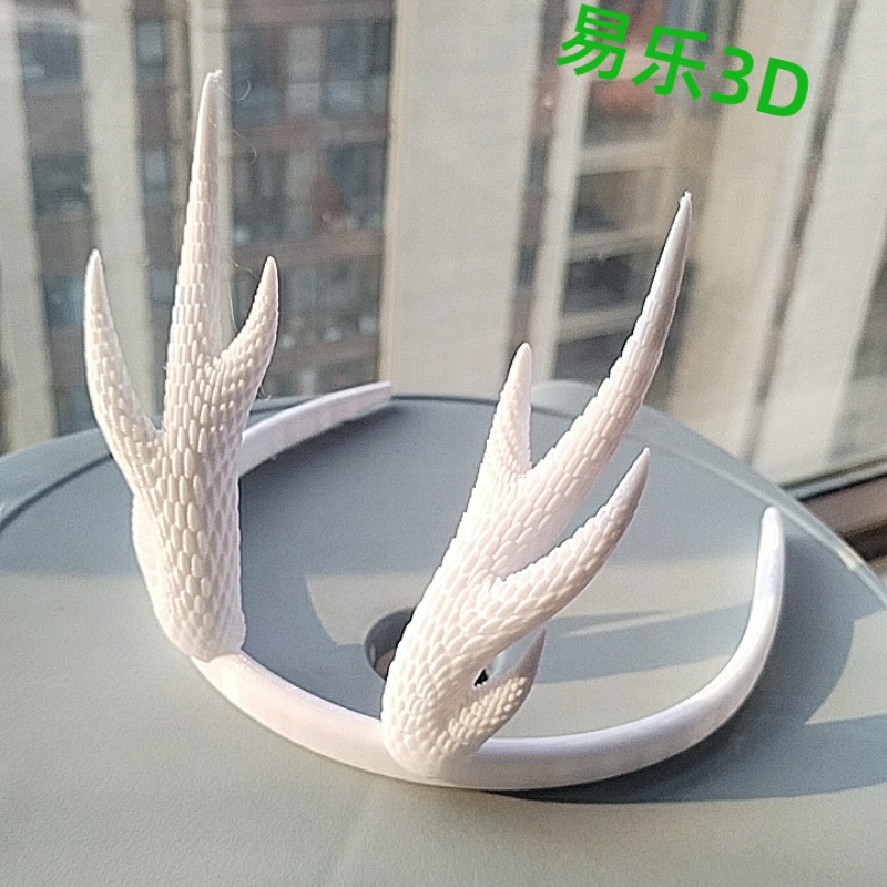 哪吒闹海敖丙龙角儿童表演头饰箍