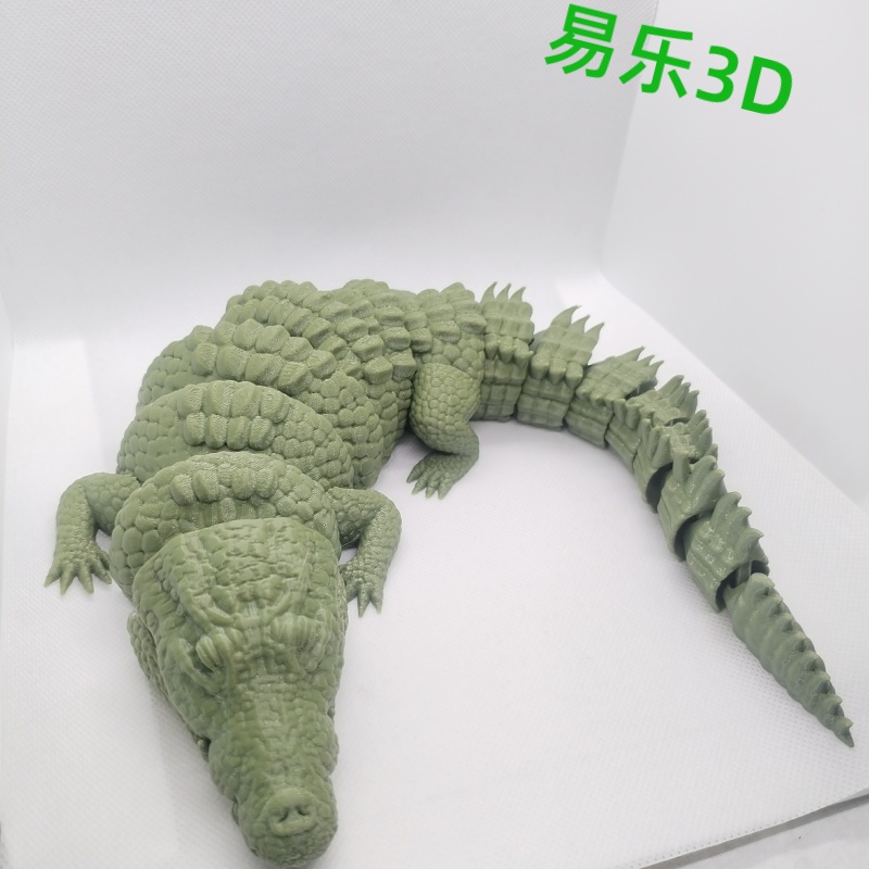 关节活动鳄鱼仿真鳄鱼模型