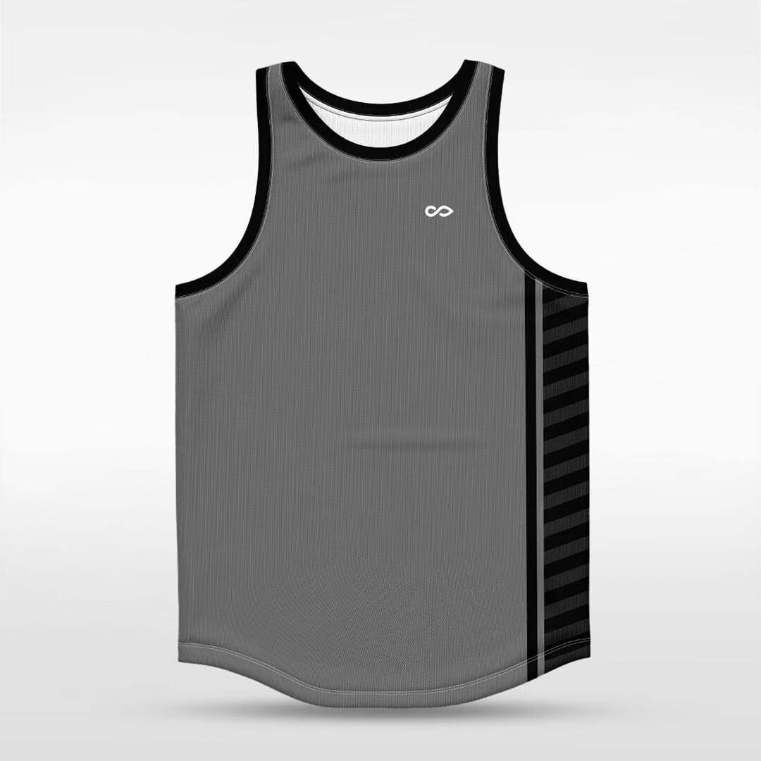 Nanoflex灰熊系列gigu级别训练手绘复古网眼篮球gi面料背心