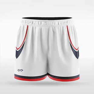 美国队配色美式篮球XHOLIC健身CrossFit短裤男女夏季满印运动球裤