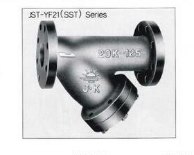 正品韩国朝光JST-YF21(20K)法兰过滤器 朝光铸钢Y型过滤器DN50 40