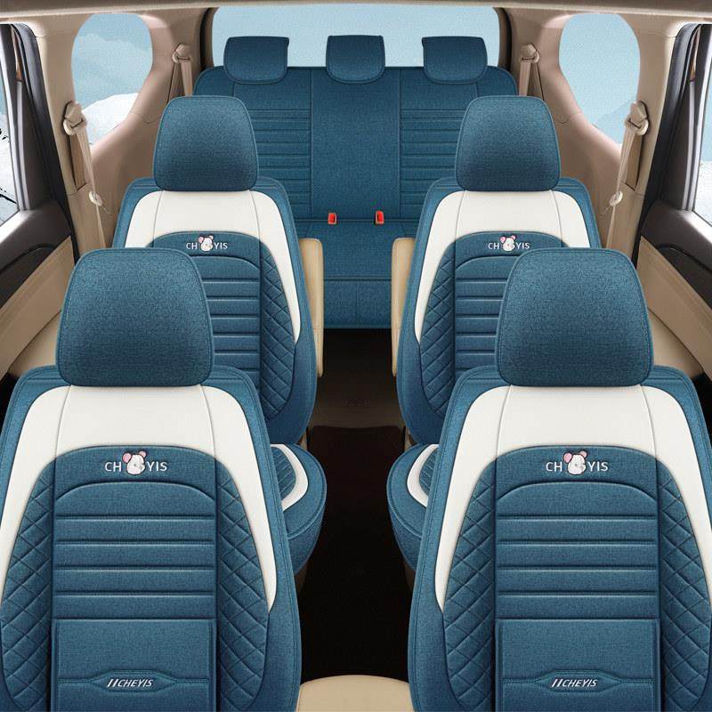 江淮瑞风M3/M4/M5专用7座套瑞风S7坐套汽车四季全包围亚麻七坐垫