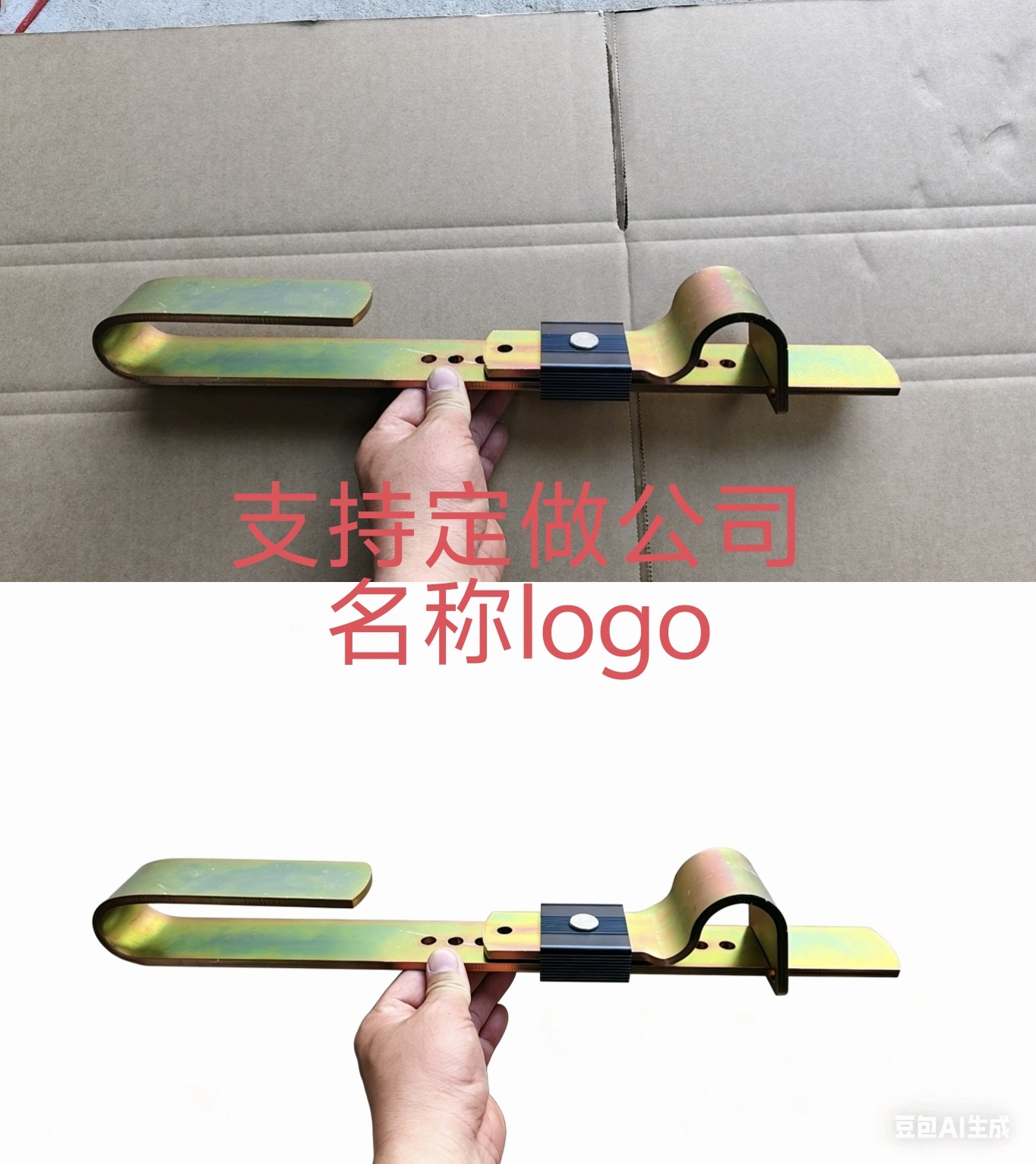 彩色定制大铁铅封钢板封防盗门阀加固铁封条大铁锁铁皮铅封5.8mm