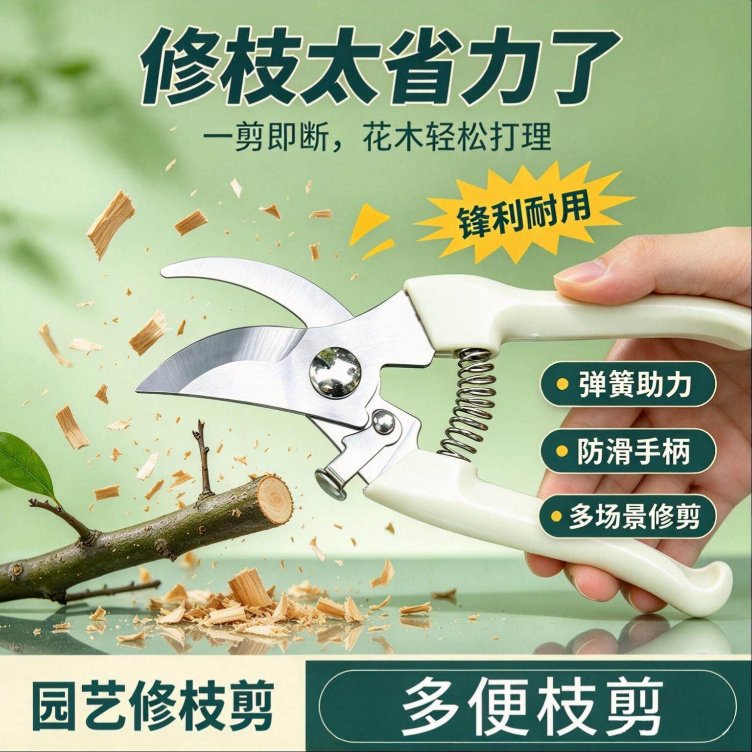 园艺修剪树枝剪刀省力图片