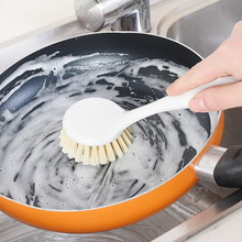 厨房不脏手去污长柄洗锅刷子洗碗刷可挂式水槽灶台清洁刷子海绵擦