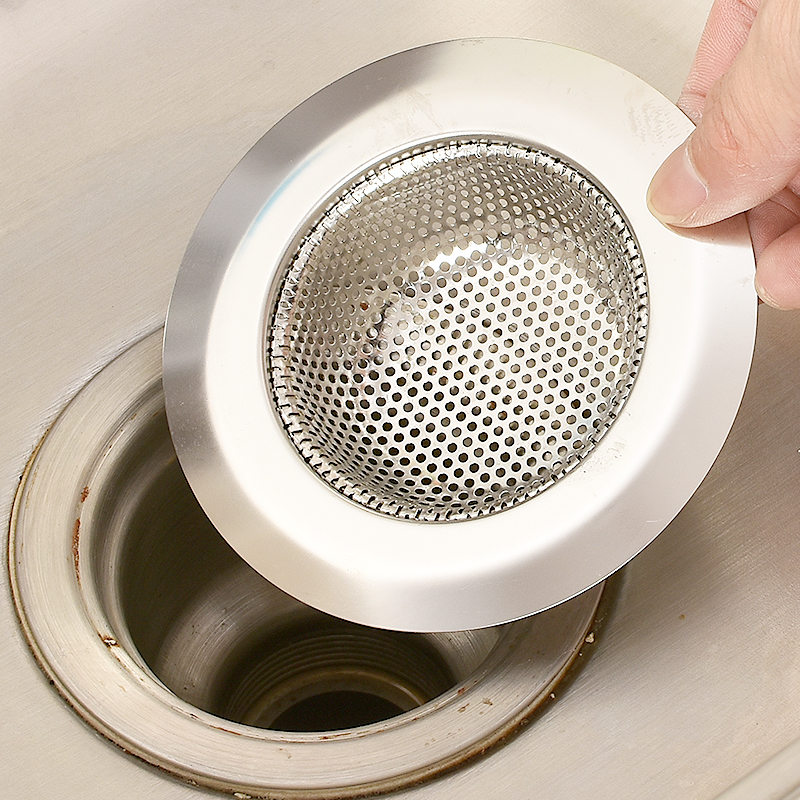 不锈钢厨房水槽下水道过滤网 水池地漏滤网 毛发头发防堵塞隔渣网
