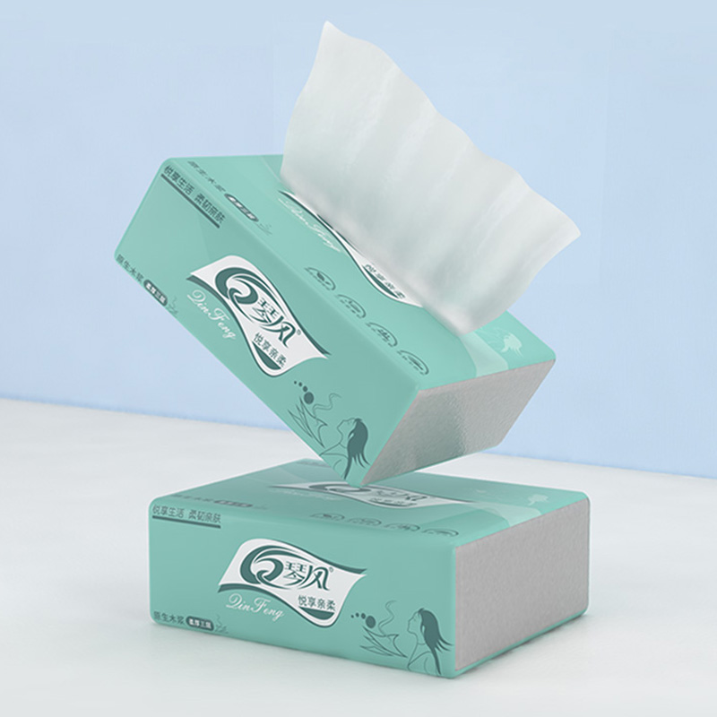 琴风正品三层家用纸巾抽纸