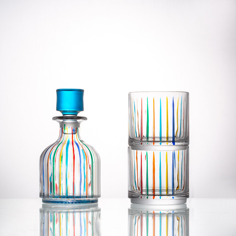意大利进口水晶玻璃酒杯酒壶套装