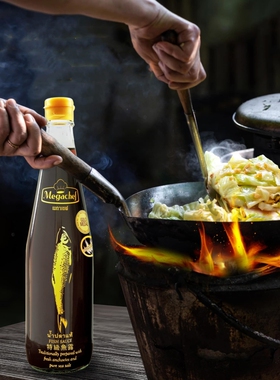 泰国直邮Megachef特等级鱼露调料泰式料理烹饪无腥700ML满百包邮