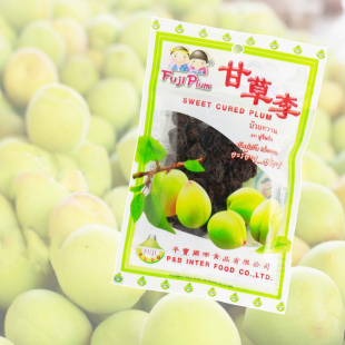 包邮 泰国特产直邮果干零食711店FUJI PLUM甘草李115g满100