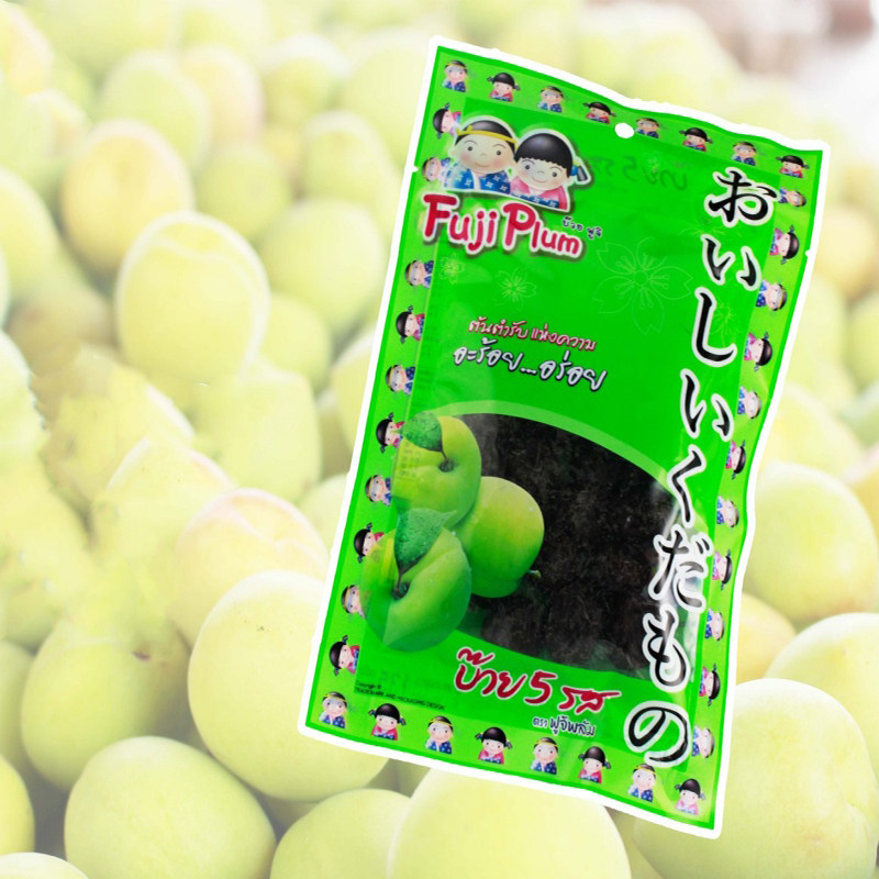 泰国特产直邮果干零食711店fuji plum5味青梅干135g满100包邮