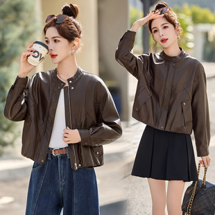 皮衣2026新款今年流行爆款春天巨好看皮褂子皮夹克外套春秋二八月