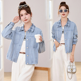 今年流行的短款女装上衣外套女款春装2026新款牛仔衣服小个子外套