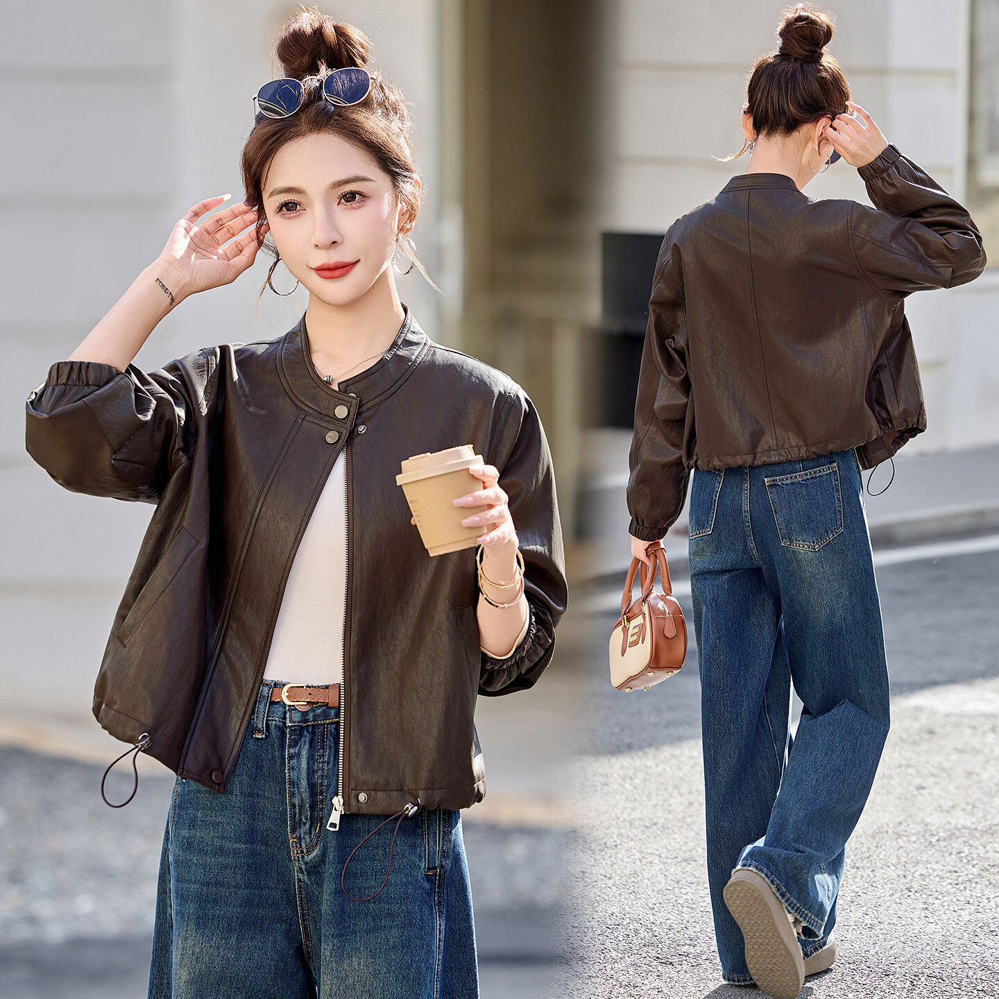 皮衣2026新款今年流行爆款春装巨好看皮褂子皮夹克外套小个子洋气