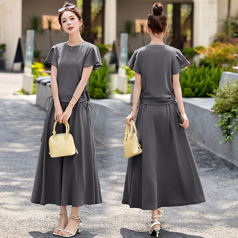 时尚套装裙女2026 夏季新款高级感宽松显瘦通勤百搭套裙气质日常