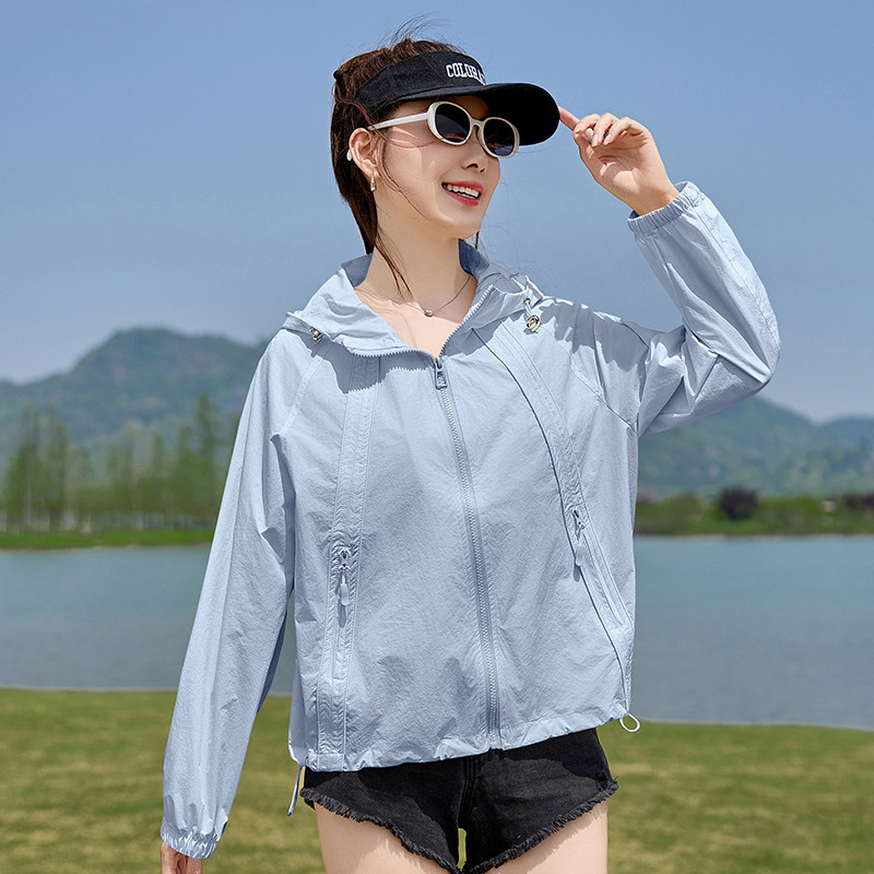 休闲外套女款2026新款夏季防晒衣上衣小个子时尚外套百搭巨好看