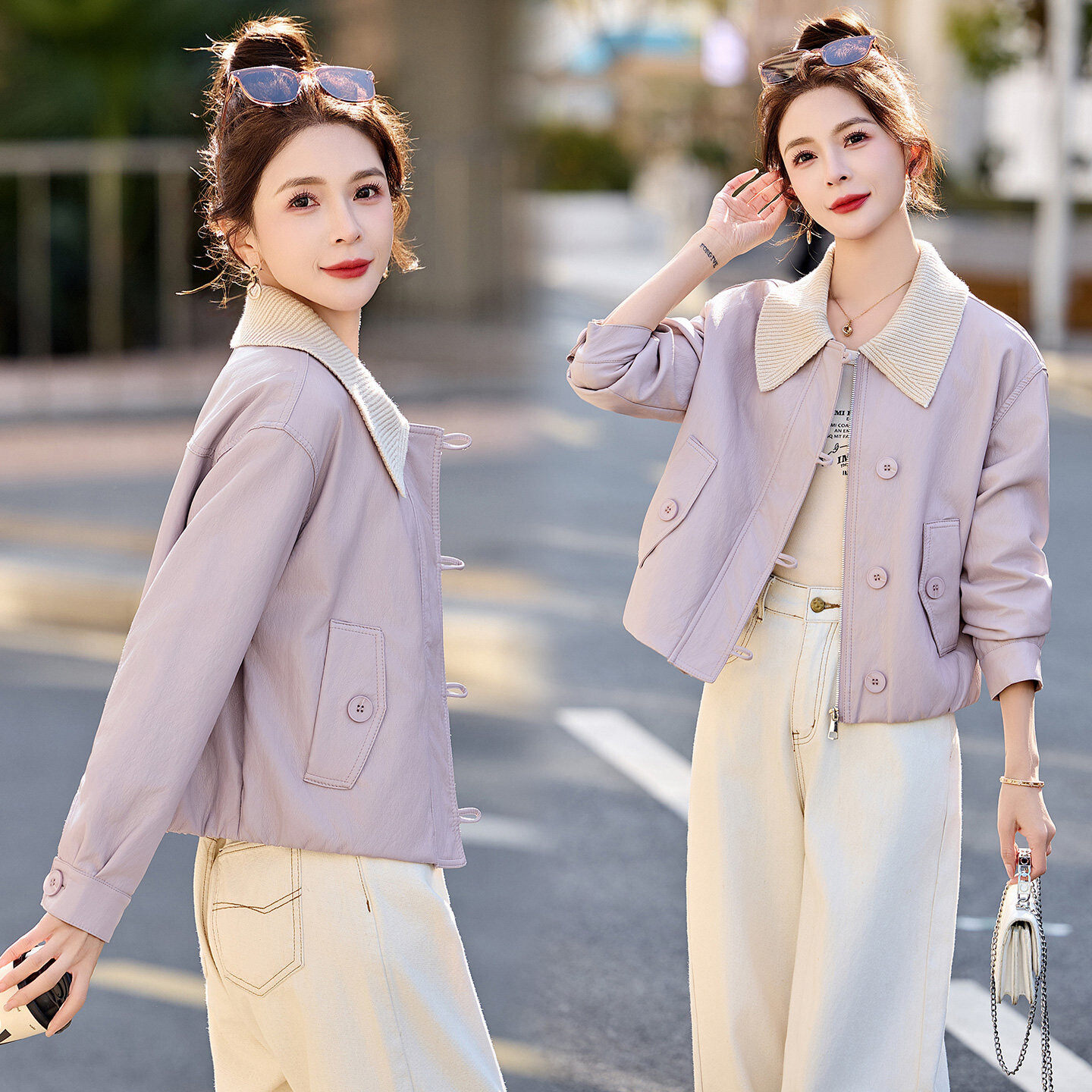 皮衣外套女款2026新款春秋巨好看的皮夹克上衣皮褂子二八月气质