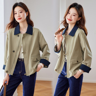 今年流行的短款女装上衣外套女款春装2026新款高端衣服小个子外套