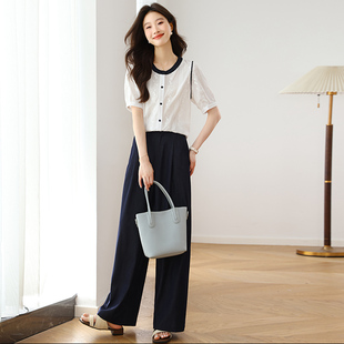 洋气流行两件套中年女性时尚 2026年夏季 新款 百搭时尚 凉快减龄 套装