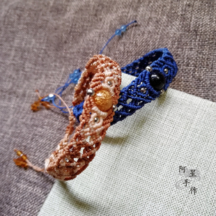 盗墓笔记周边 瓶邪衍生CP情侣手链 张起灵吴邪 古风原创 阿星手作