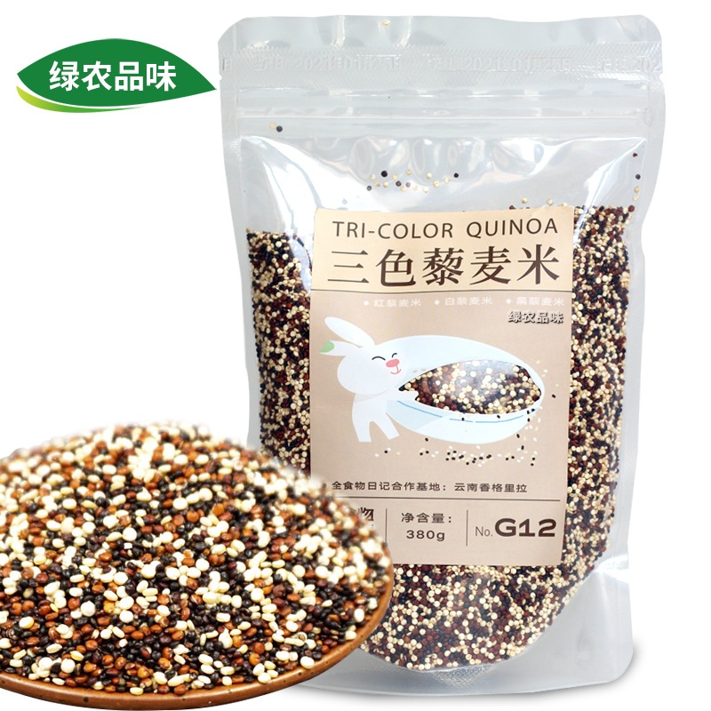 全食物日记三色藜麦米杂粮白藜红藜黑藜麦组合杂粮粗粮粥米380g|msdalam kategori beras/Utara-Selatan barangan kering/perasa, meter/tepung/bijirin, makanan lain - dari Buy2taobao.com untuk memberikan perkhidmatan ejen Taobao profesional membeli