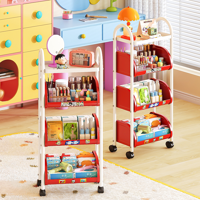 化妆品收纳架多层小推车